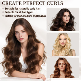 Liegaio final styled curls after removal showing boost in body and waves