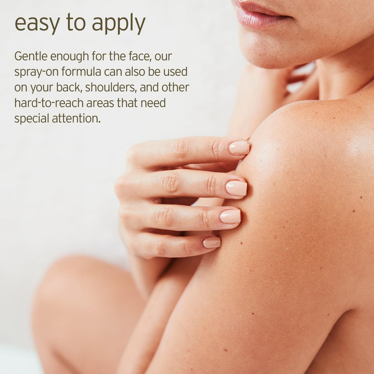 LIFE-FLO application on back and shoulder highlighting targeted body treatment