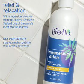 LIFE-FLO magnesium oil spray nozzle closeup demonstrating precise targeted application