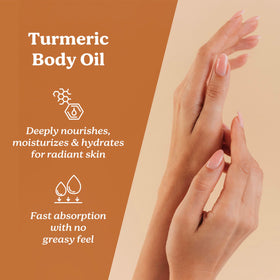Life & Pursuits golden oil pour close-up showing lightweight texture and quick absorption