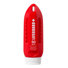 LIFEGUARD front packaging showing SPF 50 and hydrating benefits