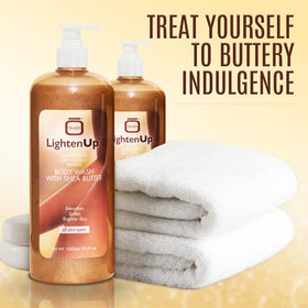 LightenUp papaya ingredient shot showing enzyme exfoliation and softening