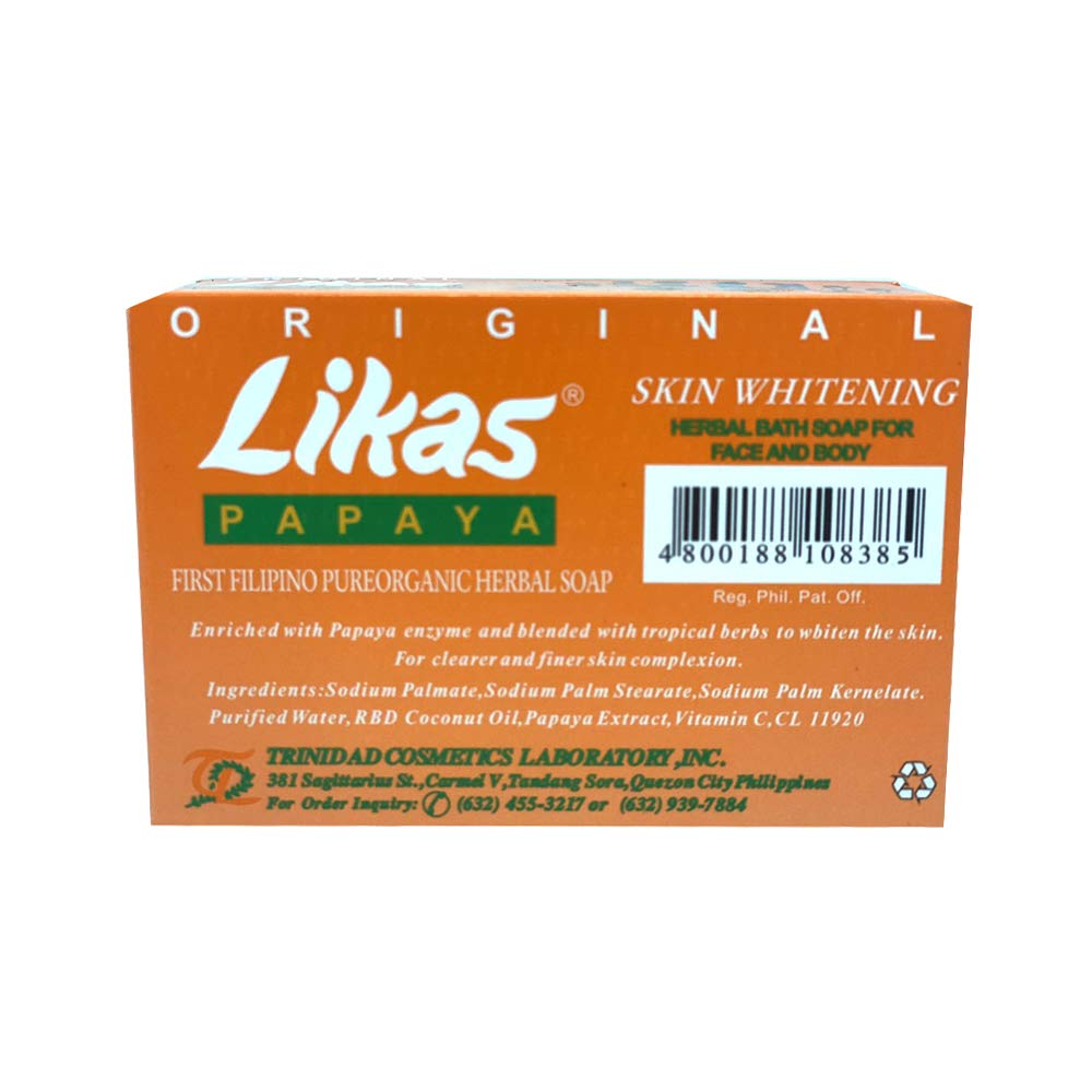 Likas papaya soap texture closeup highlighting smooth lather quality