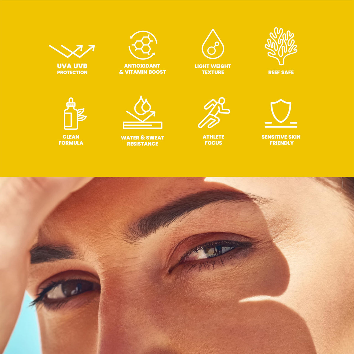 LikePro SKINCARE applied to cheek showing lightweight daily wear