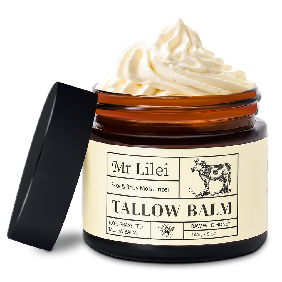 Lilei Beauty front jar view showing unscented balm and clean packaging benefits