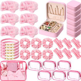 Liliaafar front packaging showing full 36-piece pink favor set and convenience