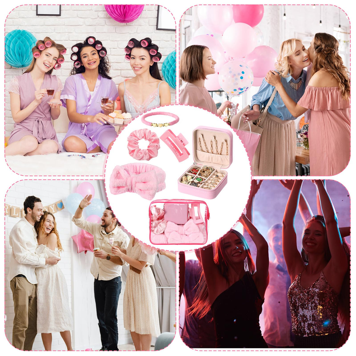 Liliaafar party display with set arranged for gifting and festive presentation