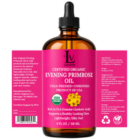 LILIVITE ORGANICS bottle staged in bathroom routine to show daily skincare use