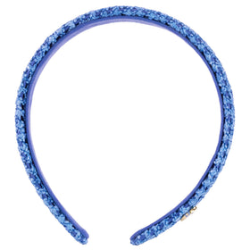 Lilly Pulitzer gold logo detail on headband adding elegant brand accent