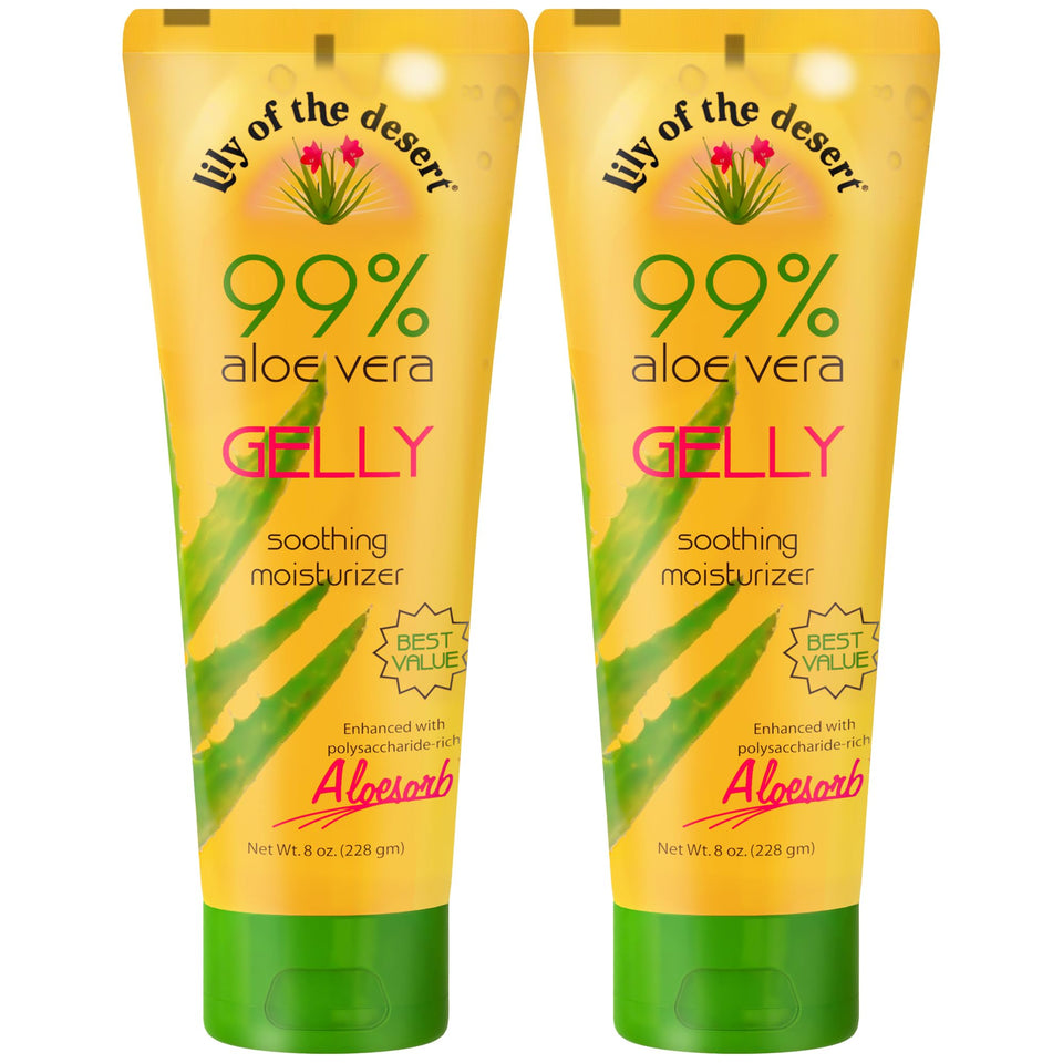 Lily Of The Desert front packaging showing bottle and brand for soothing relief