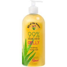 Lily Of The Desert front packaging showing 16 fl oz bottle and label, soothing hydration