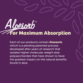 Lily Of The Desert ingredient label close-up highlighting organic aloe source