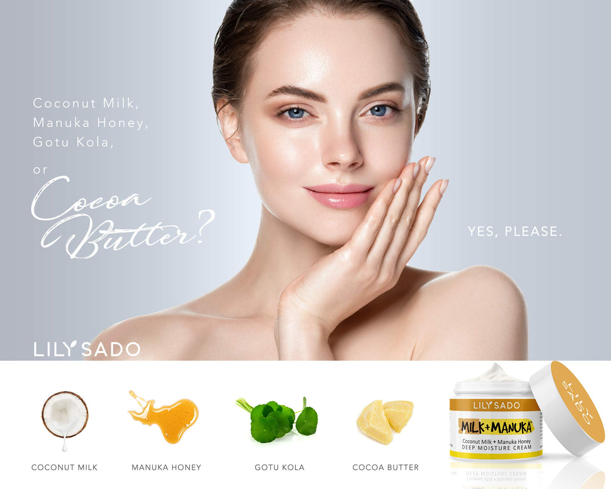LILY SADO hand application demonstrating fast absorption and light feel