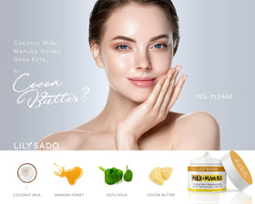 LILY SADO hand application demonstrating fast absorption and light feel