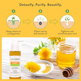 LILY SADO visible skin texture improvement comparison for refined pores