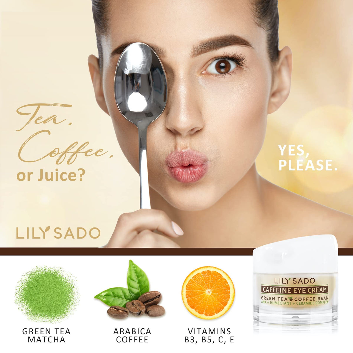 LILY SADO cream texture closeup demonstrating lightweight, smooth hydration