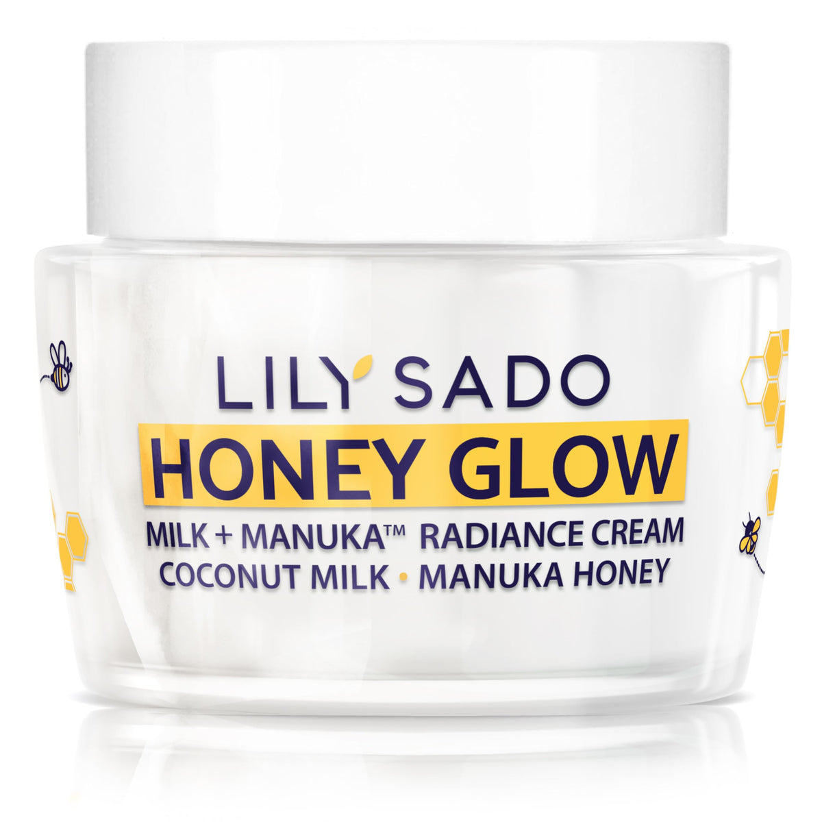 LILY SADO front jar showing packaging and travel-friendly size benefit