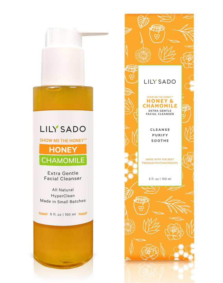LILY SADO front bottle view showing clean packaging and calming benefit
