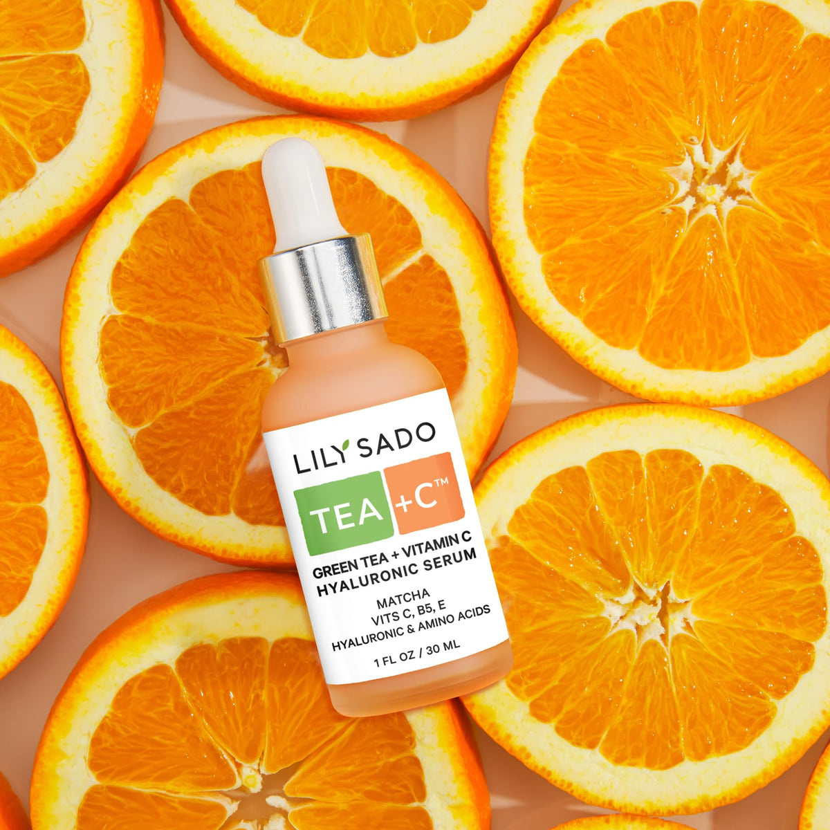 LILY SADO bottle staged in bathroom lifestyle to show daily use