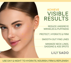 LILY SADO label close-up showing ingredient list and vegan benefit