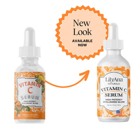 LilyAna Naturals before and after example showing improved brightness