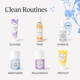LilyAna Naturals illustrative before and after texture improvement