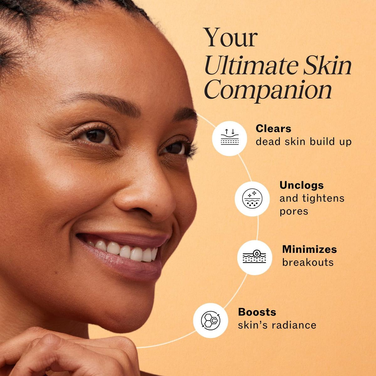 LilyAna Naturals open jar texture showing creamy scrub for gentle exfoliation benefit