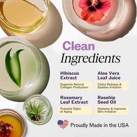 LilyAna Naturals open cap texture showing fast-absorbing cream benefit
