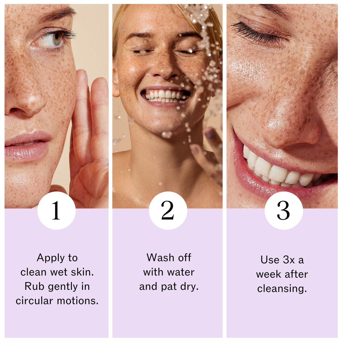 LilyAna Naturals product label showing ingredients and clean-beauty credentials benefit