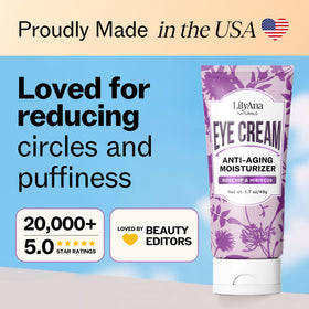 LilyAna Naturals label close-up emphasizing non-toxic and vegan claims benefit