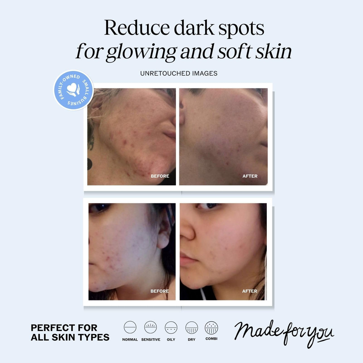 LilyAna Naturals serum droplet on skin highlighting quick absorption