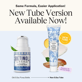 LilyAna Naturals cream texture close-up highlighting smooth hydration and lightweight finish