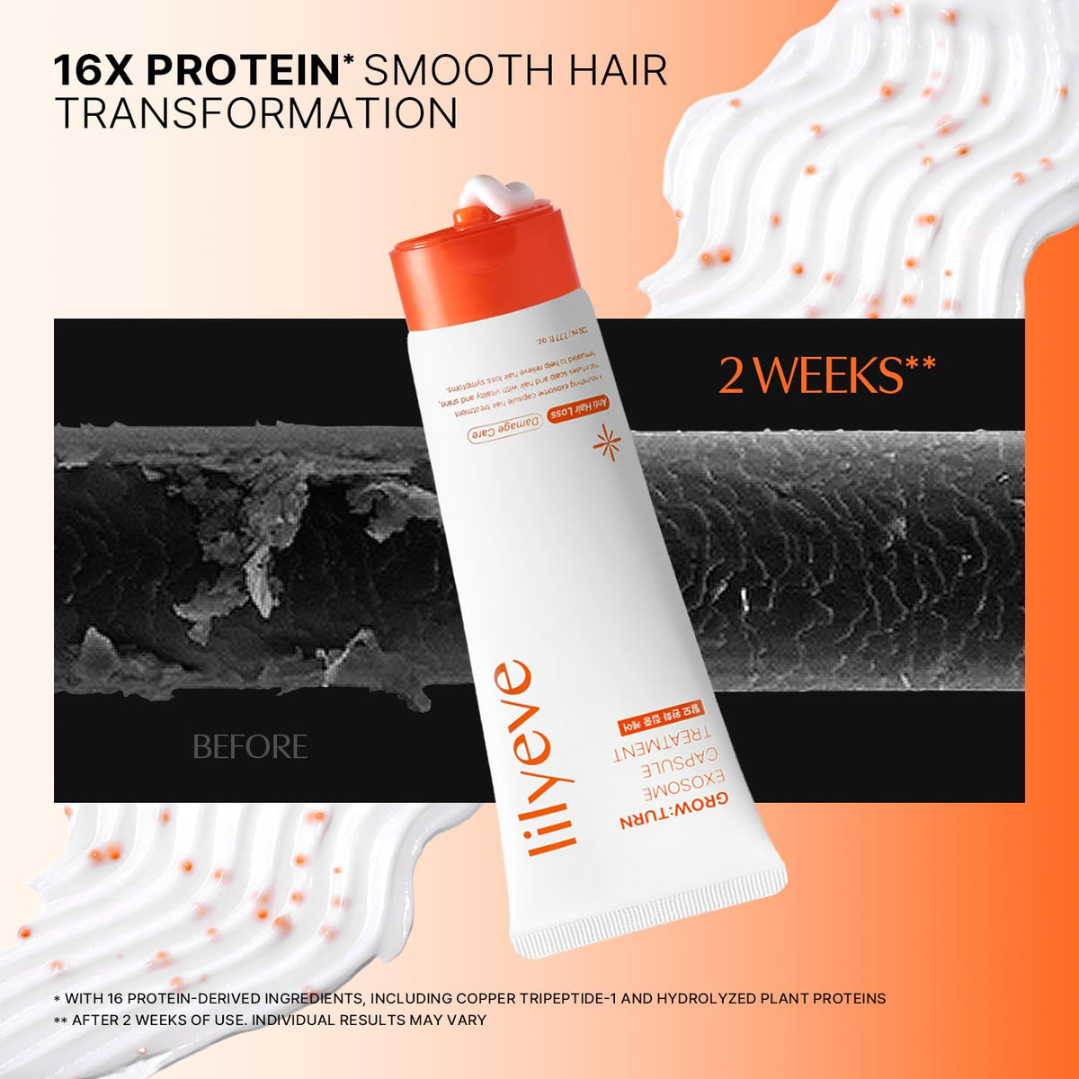lilyeve after wash glossy hair showing shine and improved manageability