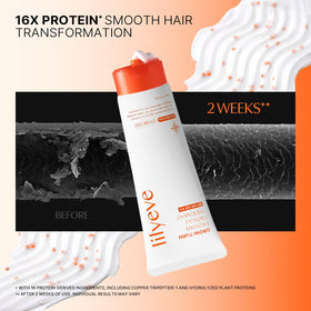 lilyeve after wash glossy hair showing shine and improved manageability