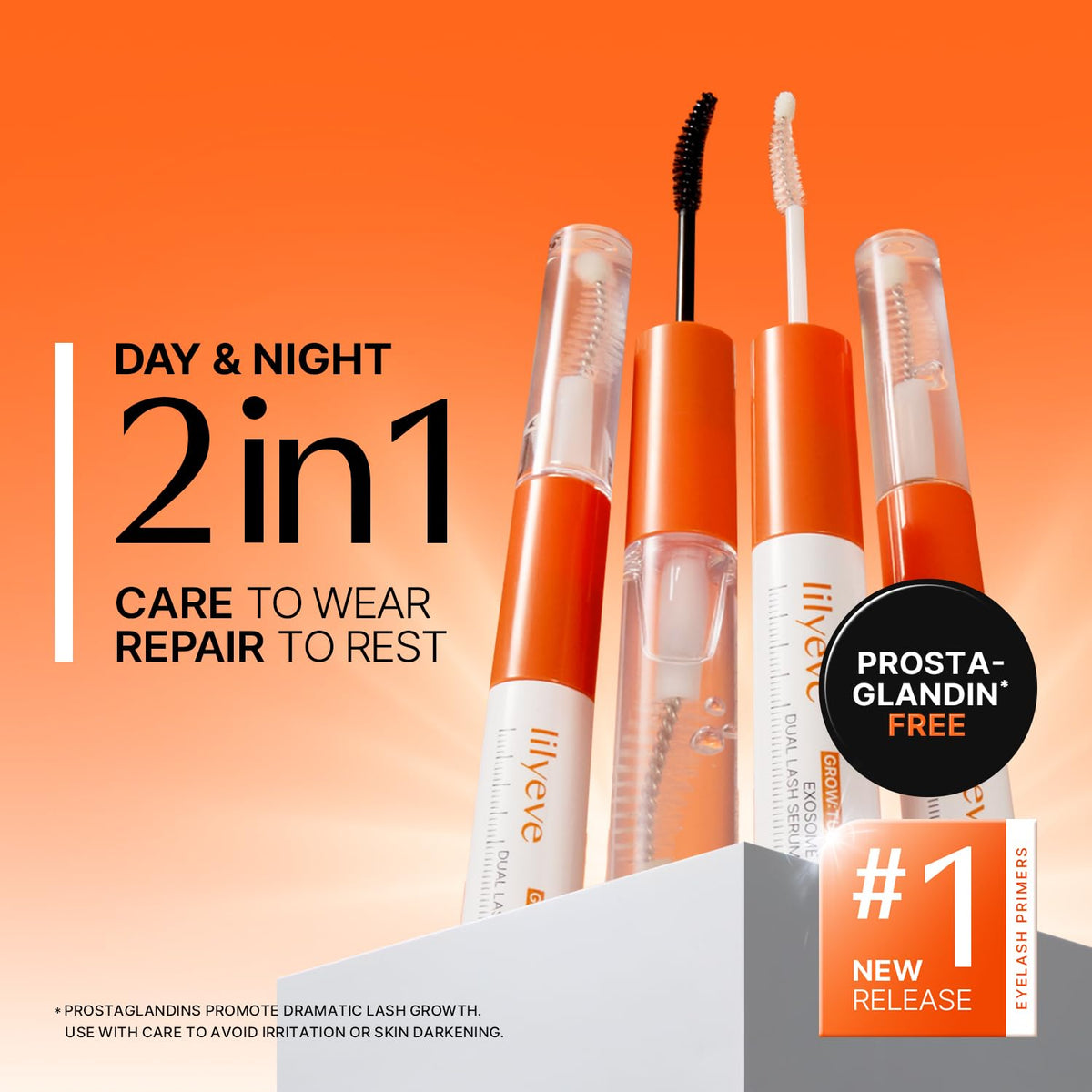 lilyeve dual serum open with brush tips for precise lash application