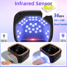 LimeGirl lamp in salon setup curing nails offering professional results at home