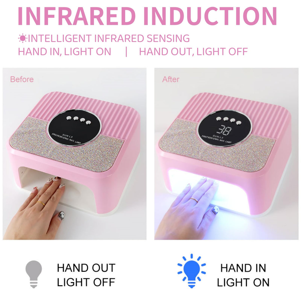 LimeGirl in salon setting during manicure to demonstrate professional finish speed