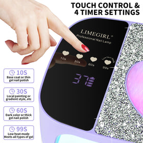 LimeGirl scale with hand illustrating compact size and user-friendly fit