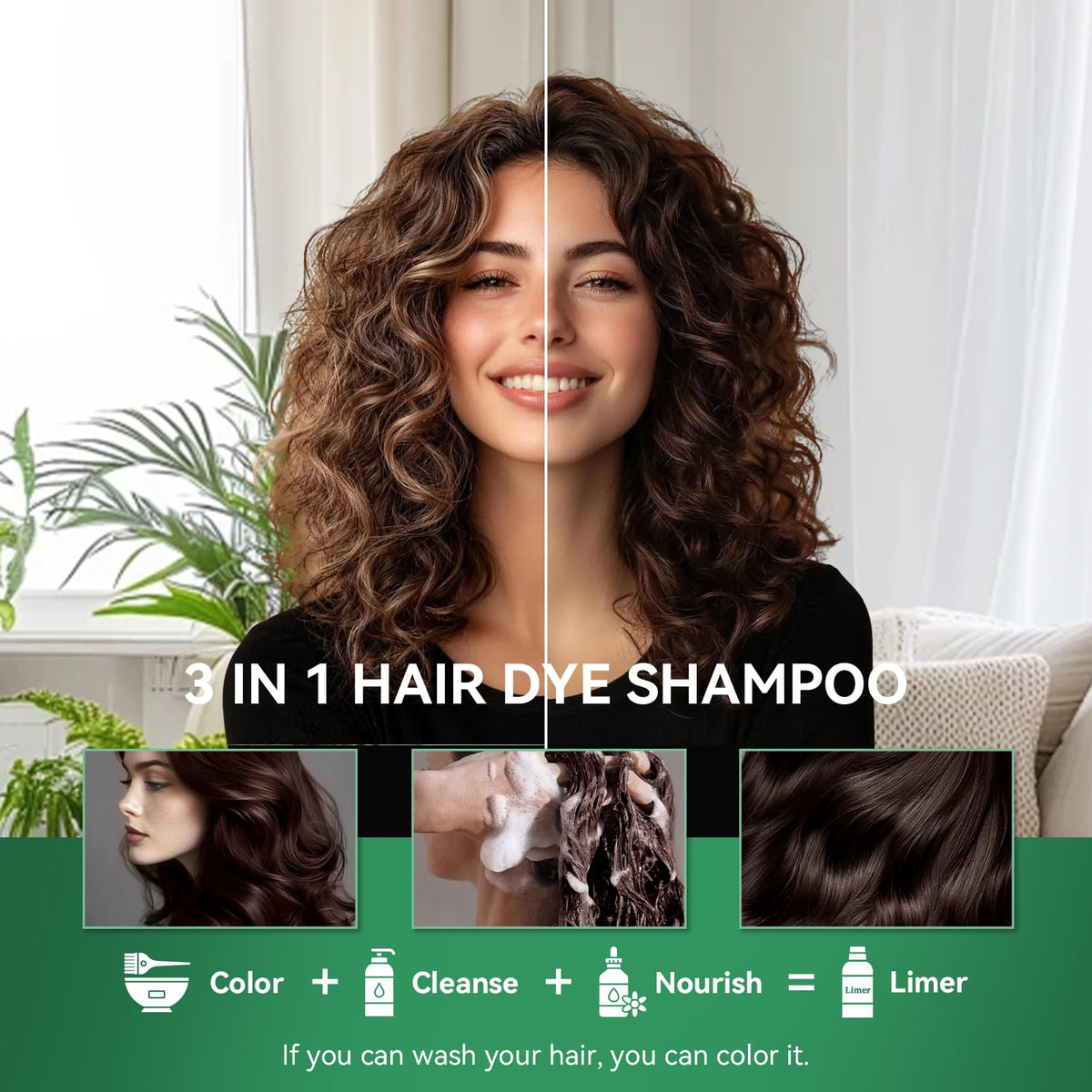 Limer foamy shampoo texture close-up showing conditioning benefit