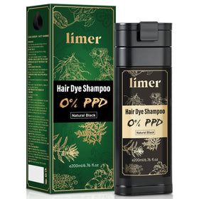Limer front packaging showing natural black bottle and clear product branding