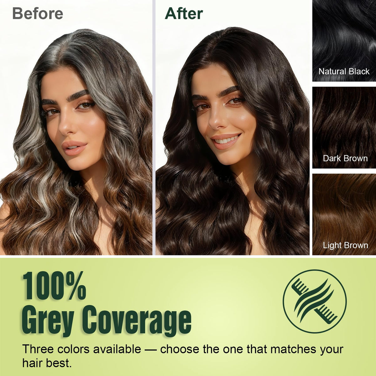 Limer pump dispensing shampoo illustrating easy no-mix application benefit