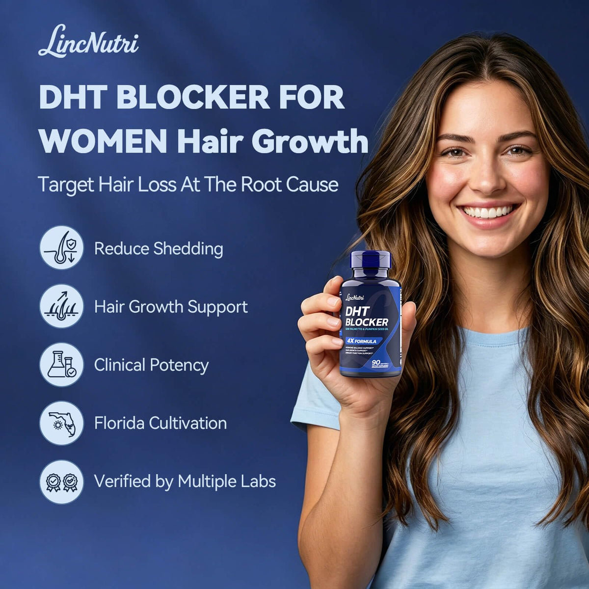 LincNutri softgels close-up displaying smooth texture for easy swallowing