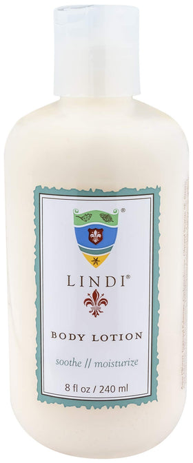 Lindi Skin front pump bottle showing clean design and accessible dispensing benefit