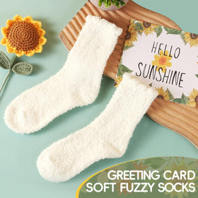 linsuiyyds cozy white fuzzy socks detail illustrating warmth and comfy wear