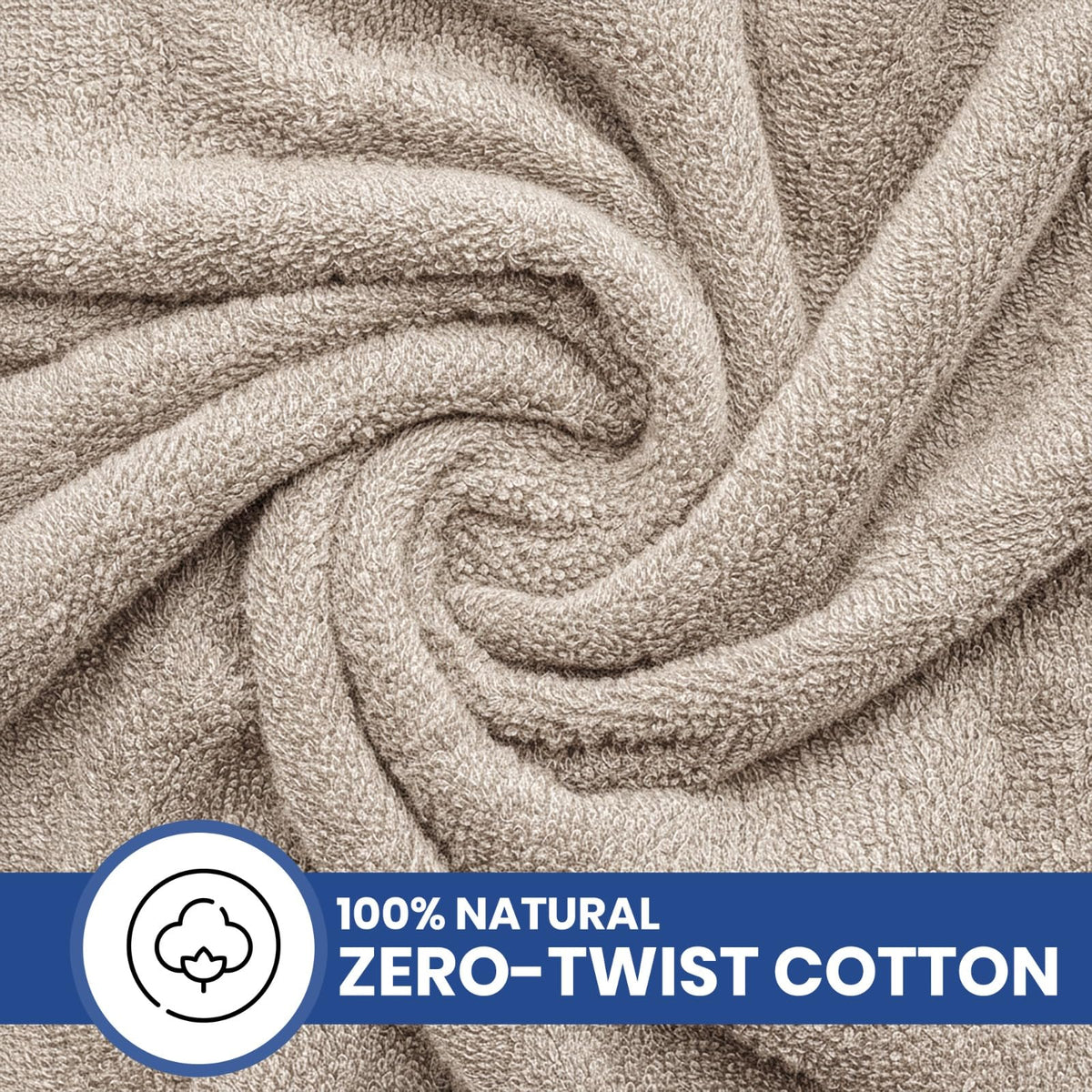Linteum Textile Supply close-up of zero-twist weave illustrating plush softness