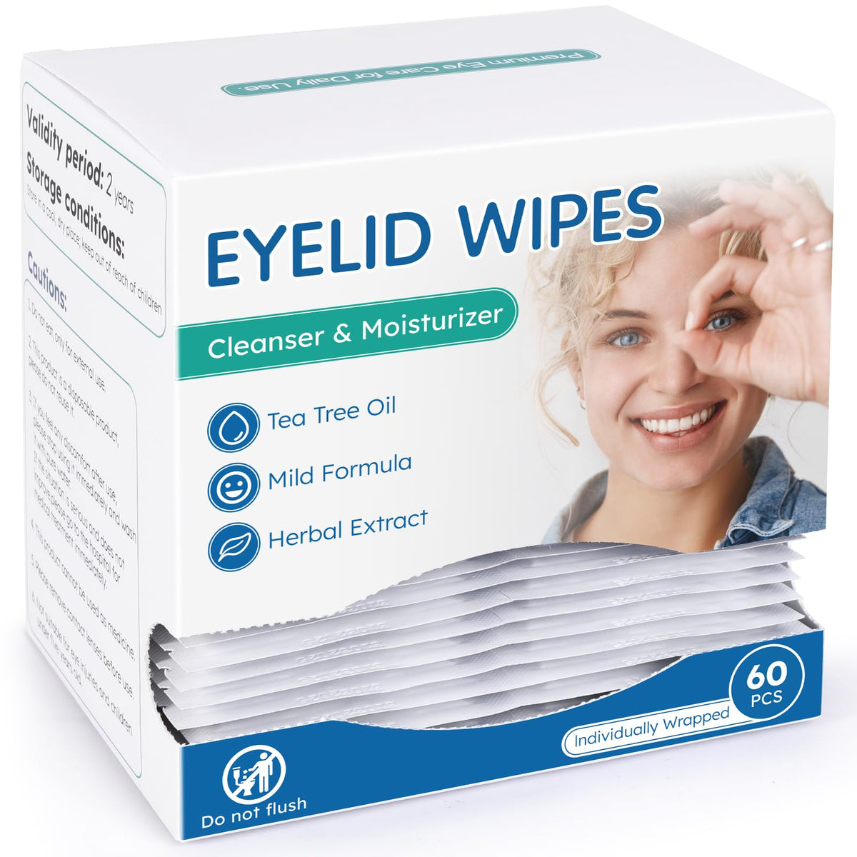 Linzercin wipes in a travel kit lifestyle shot highlighting on-the-go relief