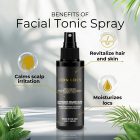 Lion Locs nozzle spraying mist delivering even hydration on hair