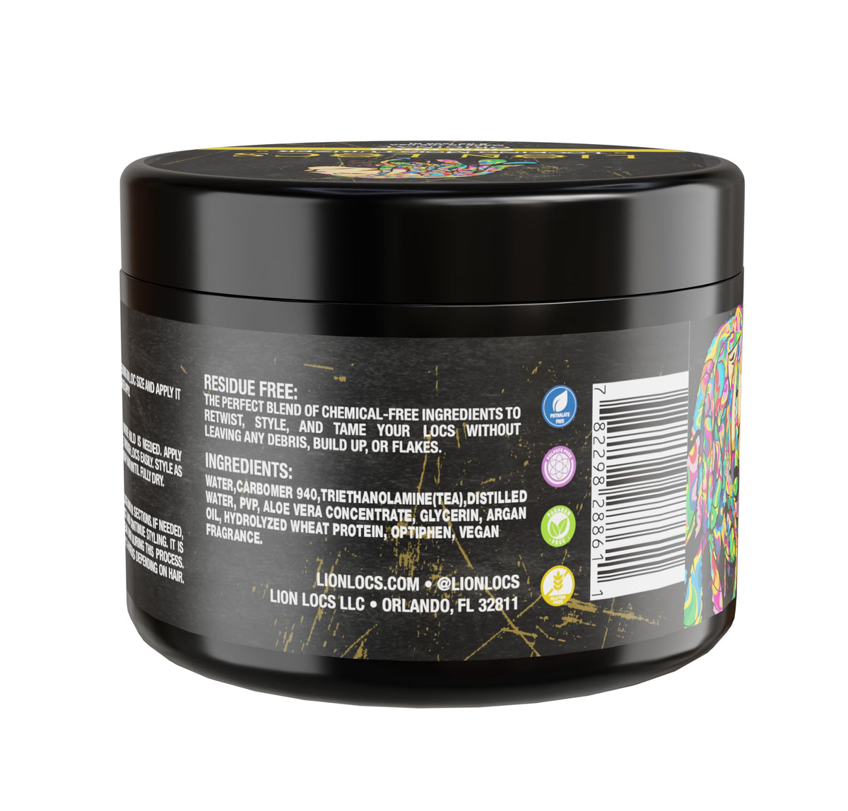 Lion Locs displayed on shelf to show retail-ready packaging