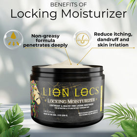 Lion Locs gel texture close-up highlighting smooth, clear finish