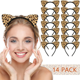 LIONSOUL front pack showing all 14 cheetah ears headbands for event coordination